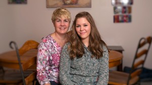 Kay Kurka, Brain Cancer Survivor, with daughter Tess Kurka